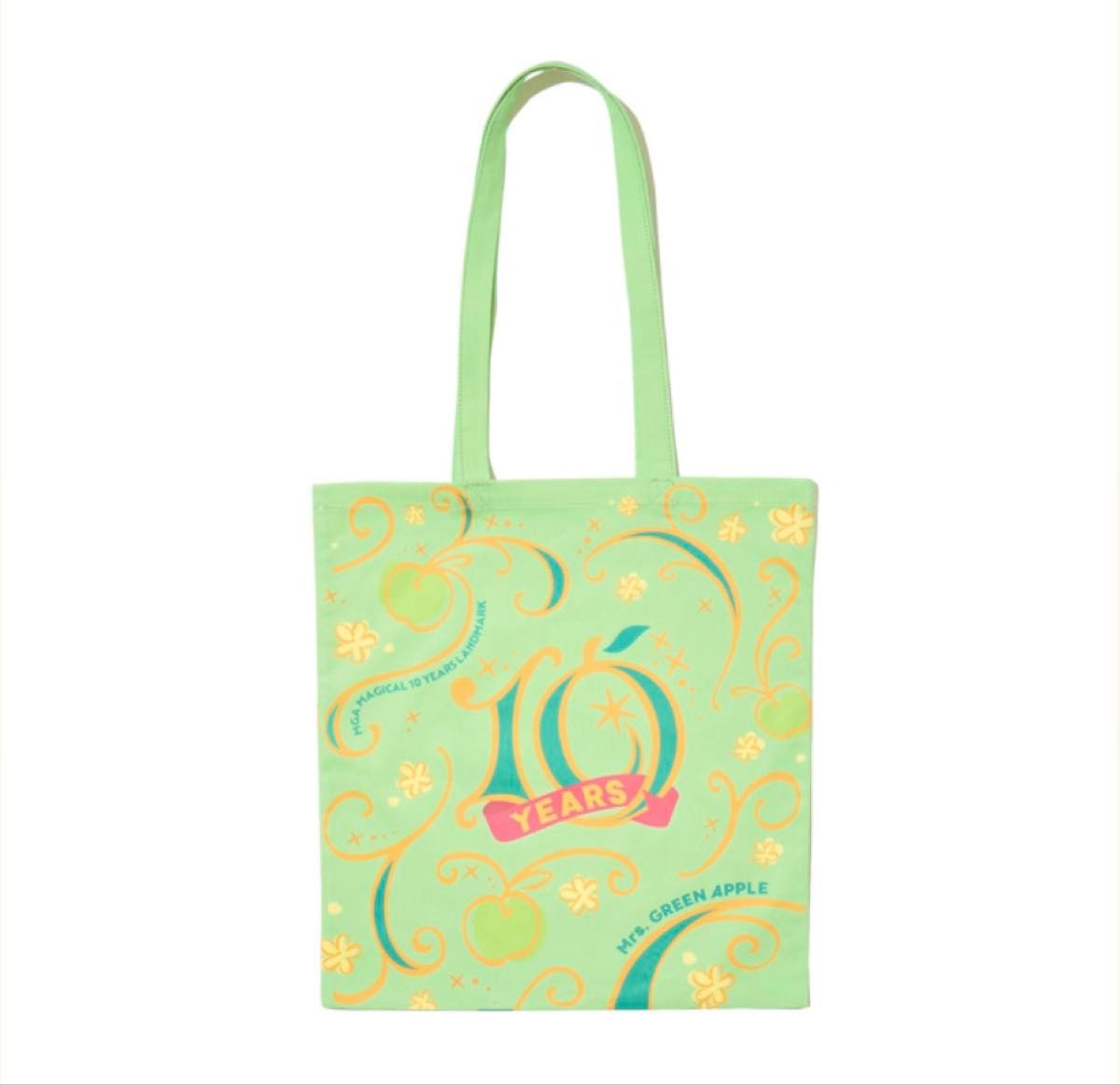 Mrs. GREEN APPLE バッグ Mrs GREEN APPLE ミセス MAGICAL 10 YEARS LANDMARKトートバッグ