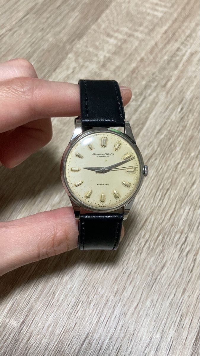 美品 動作良好 メンズ IWC シャフハウゼン オールドインター 自動巻