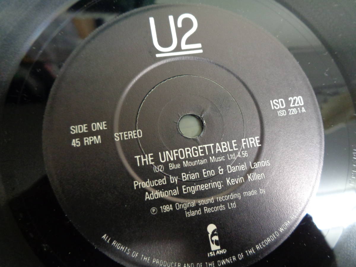 U2/THE UNFORGETTABLE FIRE/A SORT OF HOMECOMING★2枚組シングル　G/F Cover_画像7