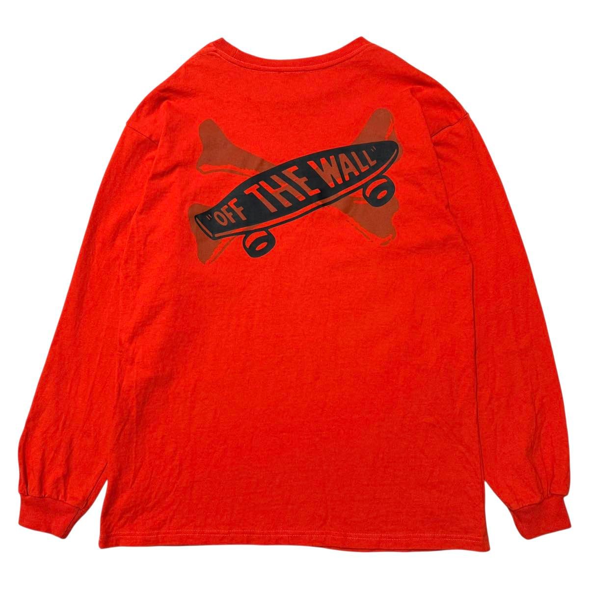 関送込! WTAPS クロスボーンプリント 長袖 クルーネック Tシャツ WTAPS × VANS ダブルタップス バンズ クロスボーン ロゴ