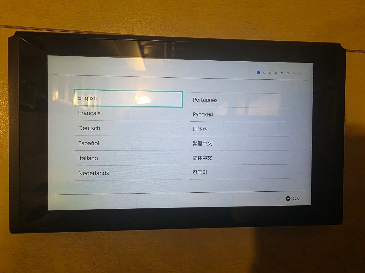 Nintendo Switch 液晶 ※本体欠けあり Nintendo Switch 液晶 ※本体欠けあり 緊急修理】画面がバグった