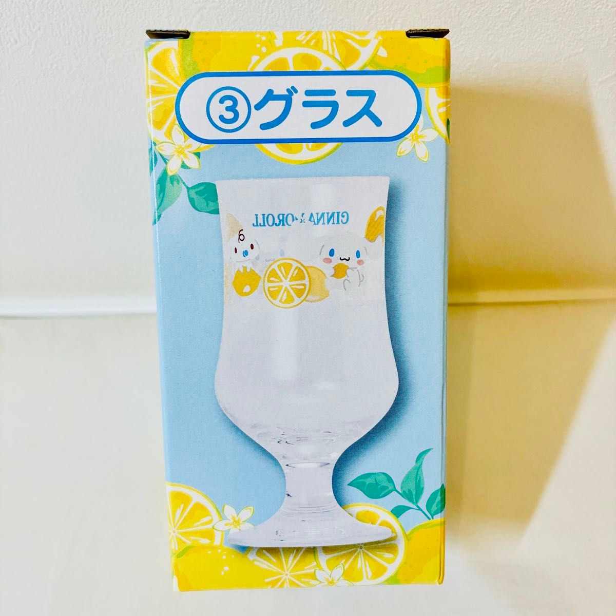 シナモロール くじ ラストワン ぬいぐるみ グラス 新品】Sanrioサンリオ当りくじ シナモロールくじ ②ぬいぐるみ③