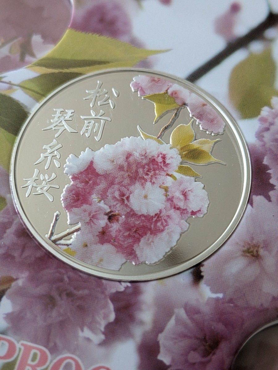 桜の通り抜け 2014年 松前琴糸桜 桜の通り抜け 銀925プルーフメダル 2014松前琴糸桜|Yahoo