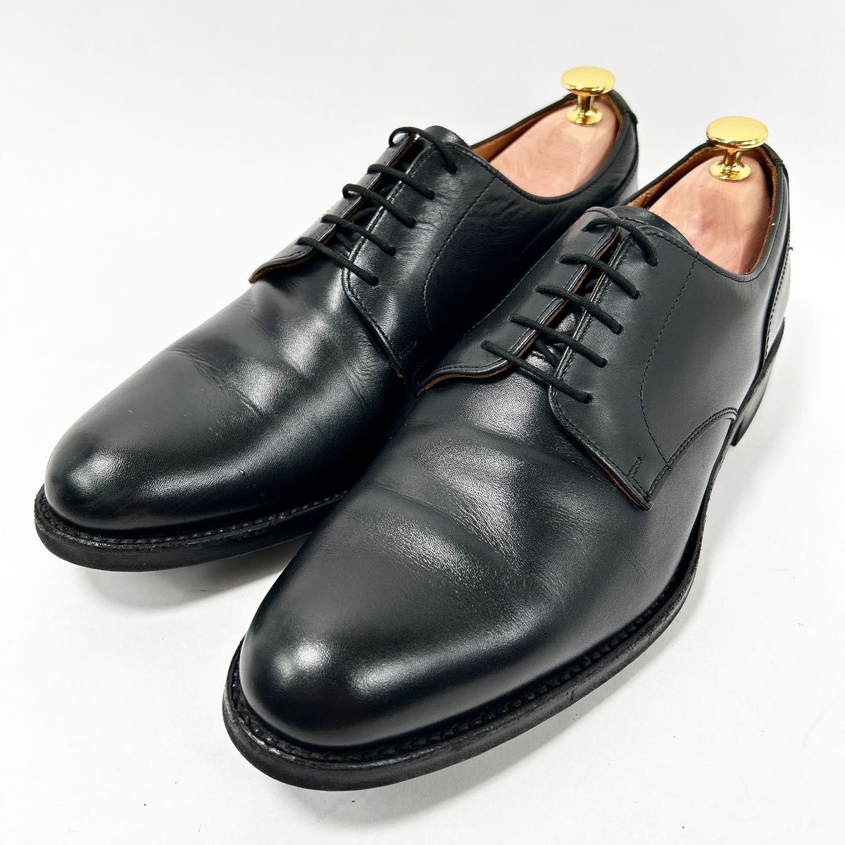 美品 REGAL プレーントゥ 外羽根 V094 ドレスシューズ 25cm REGAL リーガル 25cm プレーントゥビジネスシューズ GORE-TEX 黒
