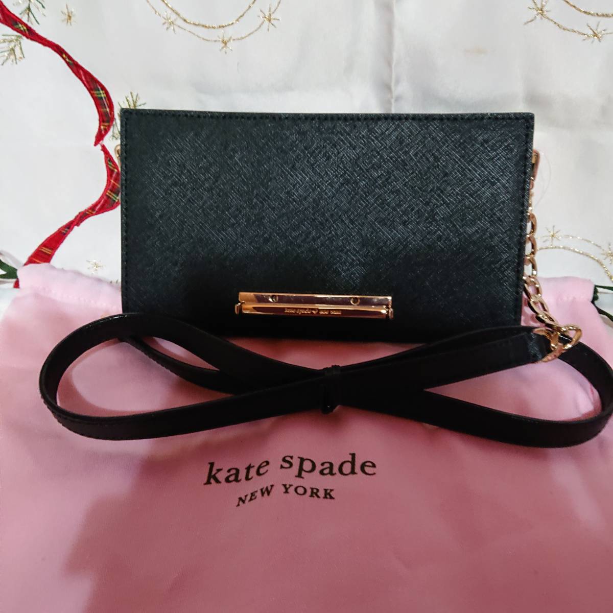 Kate spade レザーカスタマイズ 財布 
