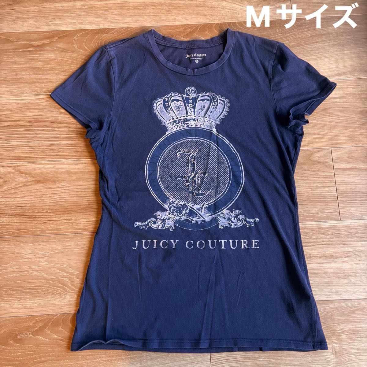 JUICY COUTURE★ラインストーンロゴ 半袖 T-shirt JC174 JUICY COUTURE ラインストーンロゴ 半袖 T-shirt M|Yahoo