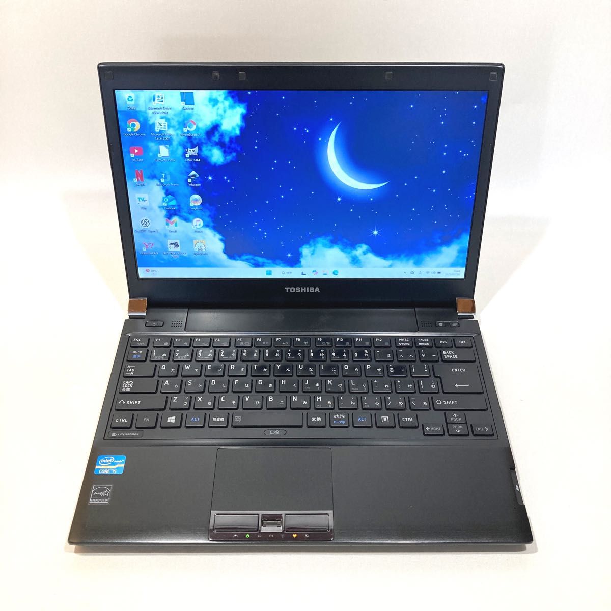 初心者おすすめ 黒 ノートパソコン i5 SSD256 8GB DVD 大画面 初心者向け 快速i5・軽量・DVD 黒 すぐ使えるノートパソコン