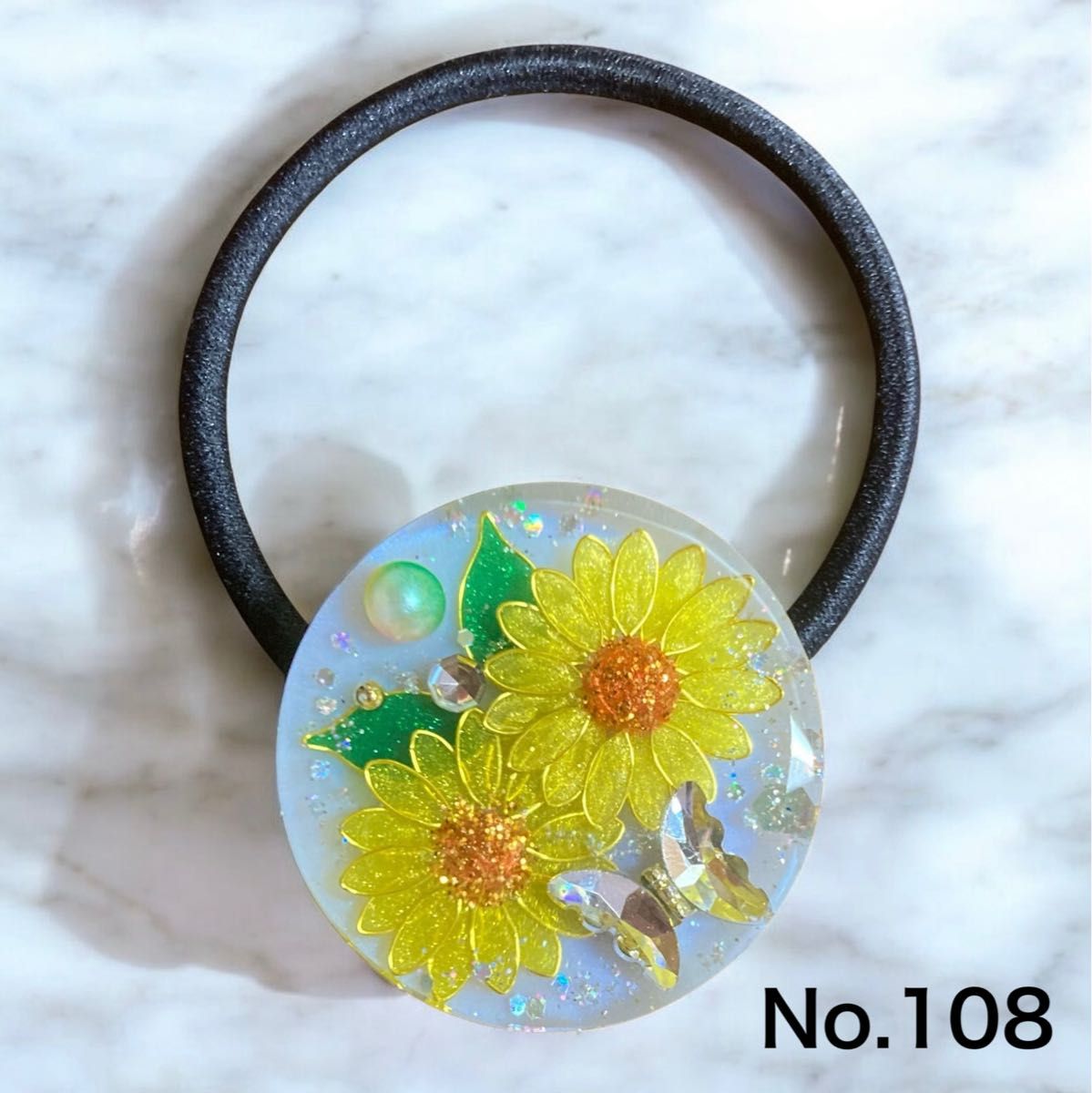 ひまういウィンターハンドメイドレジンヘアゴム165 ハンドメイド レジン ヘアゴム|Yahoo!フリマ(旧PayPayフリマ)