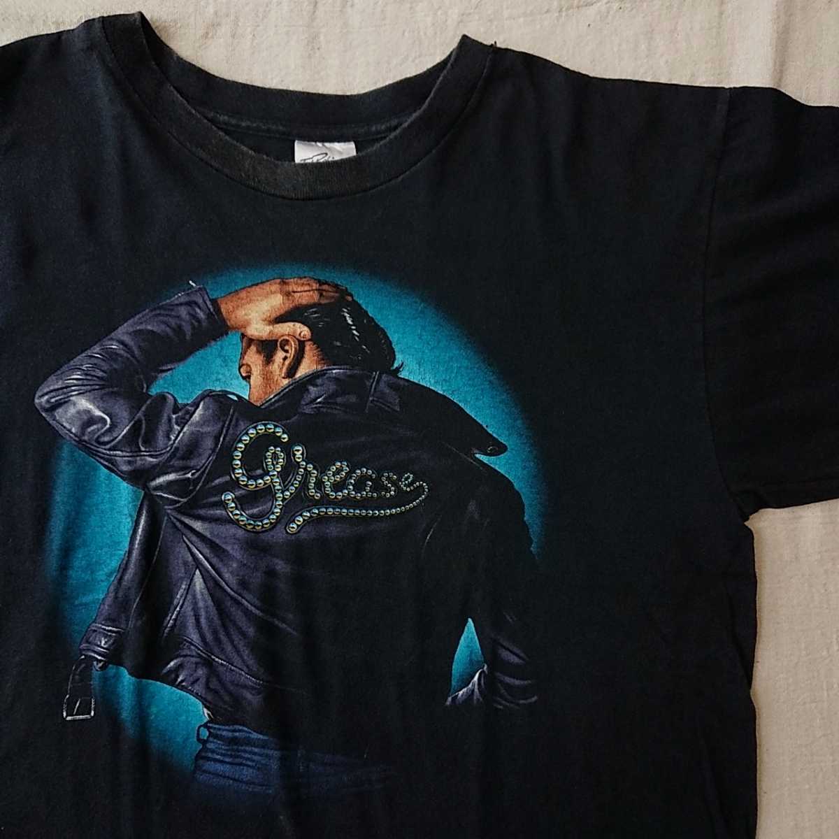 90s ビンテージ greace グリース Tシャツ usa アメリカ 製 古着 ブロードウェイ ミュージカル t 映画 ムービー