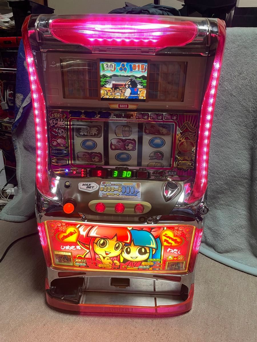 パチスロ 吉宗 ラブリーパネル おまけ付き 4号機 パチスロ 初代吉宗 実機 4号機 ラブリーパネル コイン不要機
