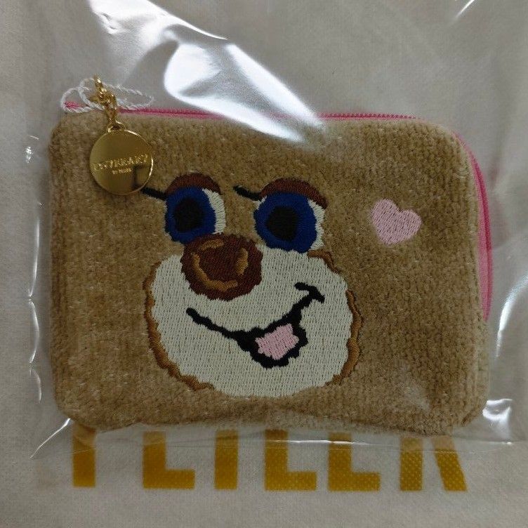 【新品未使用】入手困難タグ付きフェイラードアップテディガールポーチハンカチ フェイラー ドアップ テディガール ポーチ L字 新品未使用
