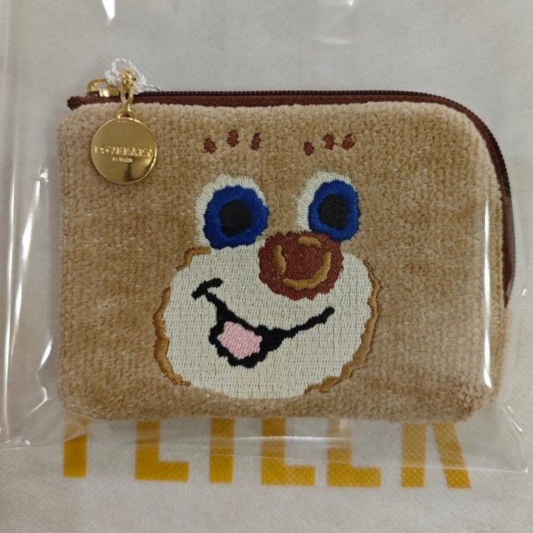 フェイラー ドアップテディ L字ファスナーポーチ ショッパー付き フェイラー ドアップ テディ ポーチ L字 新品未使用|Yahoo