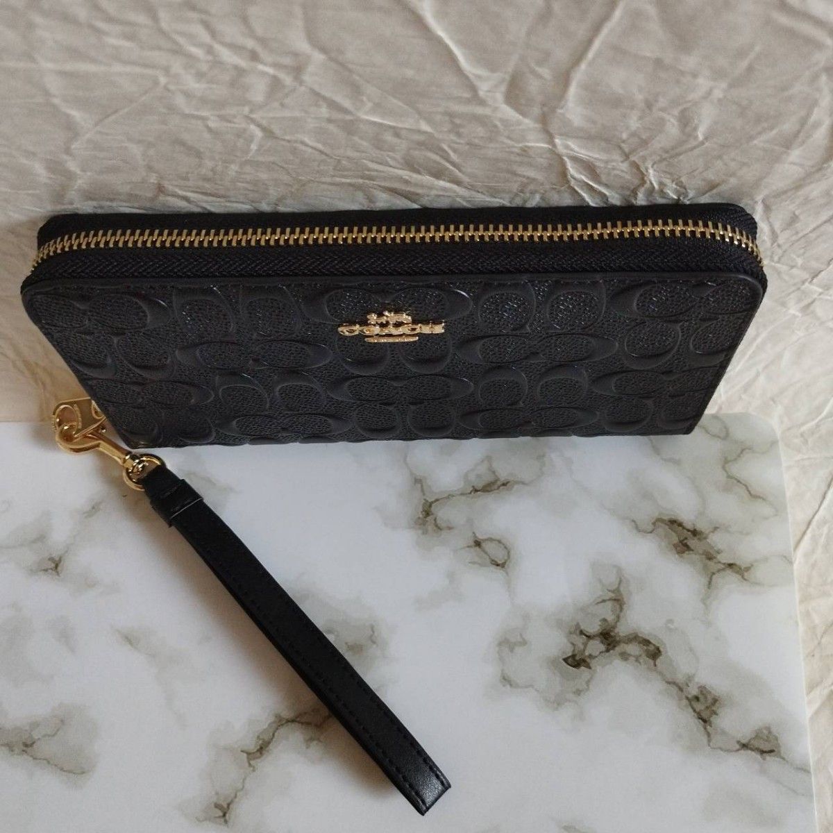 新品 未使用 コーチ COACH 黒 ブラック 長財布 新品 未使用 コーチ COACH 黒 ブラック 長財布|Yahoo!フリマ
