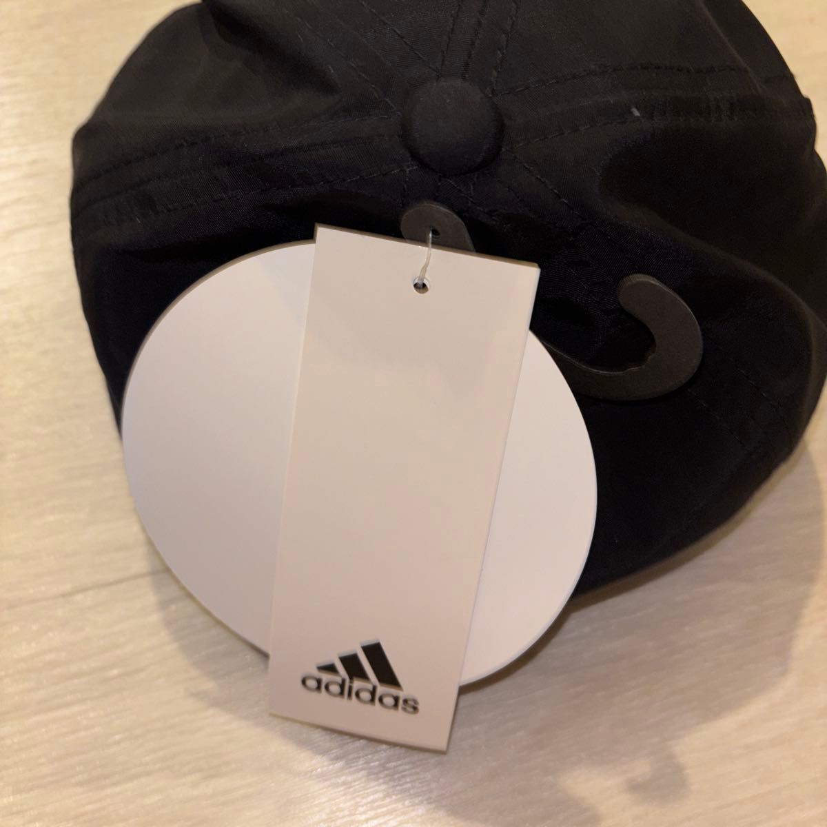 ATTISSU CLIPAN CAP アティス クリパン キャップ BLACK adidas 帽子 キャップ アディダス ブラック 黒 刺繍 57〜60