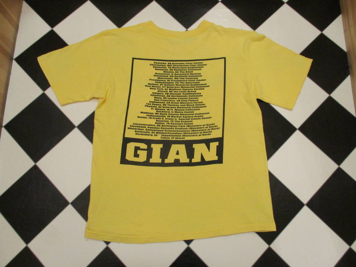 Gian Recital Worldtour Tシャツ / ジャイアン アニメ 映画 ドラえもん ビンテージ USA製 M_画像2