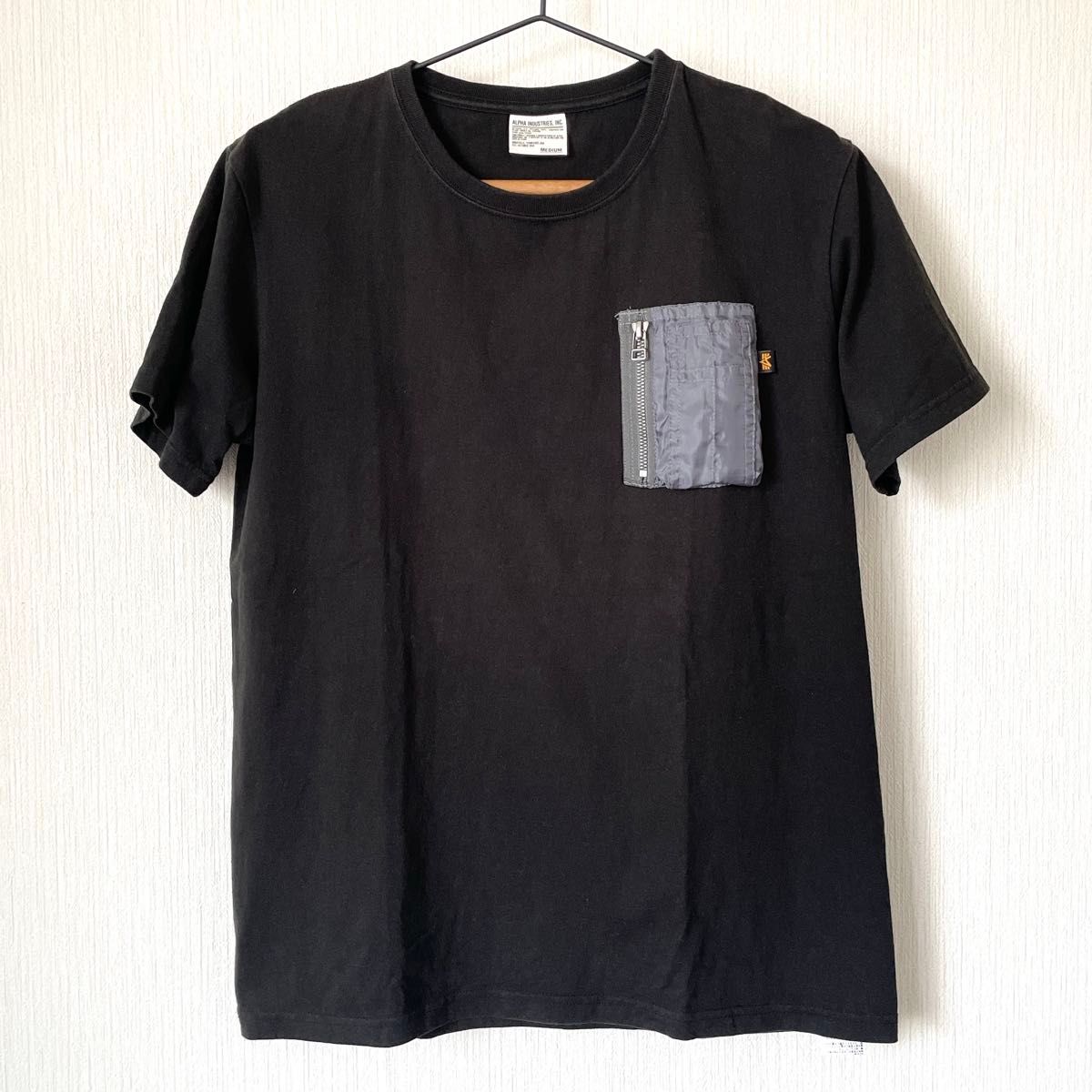 ★ALPHA INDUSTRIES★UNFRM アルファ インダストリ Tシャツ ALPHA INDUSTRIES】アルファインダストリーズ ポケ付きTシャツ
