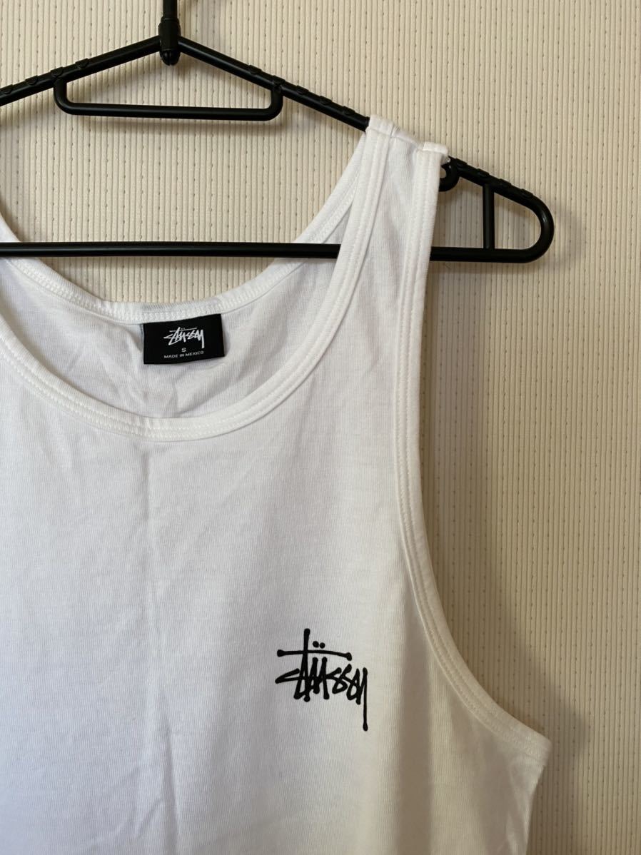 1回着美品◆STUSSY ステューシー　バッグプリントタンクトップ◆ノースリーブ