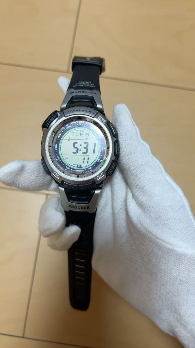 CASIO PROTREK PRW-1300J コンパス、高度計、気圧計