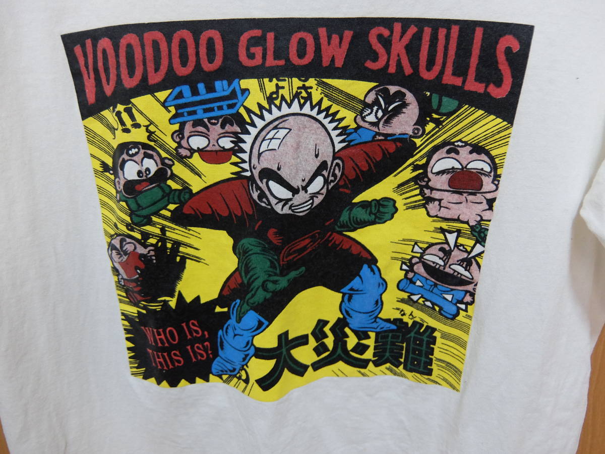 90s Vintage VOODOO GLOW SKULLS T-shirt Dragon Ball kli Lynn ..pika peeling circle departure prohibitation anime ska core SKA NIRVANA ramones