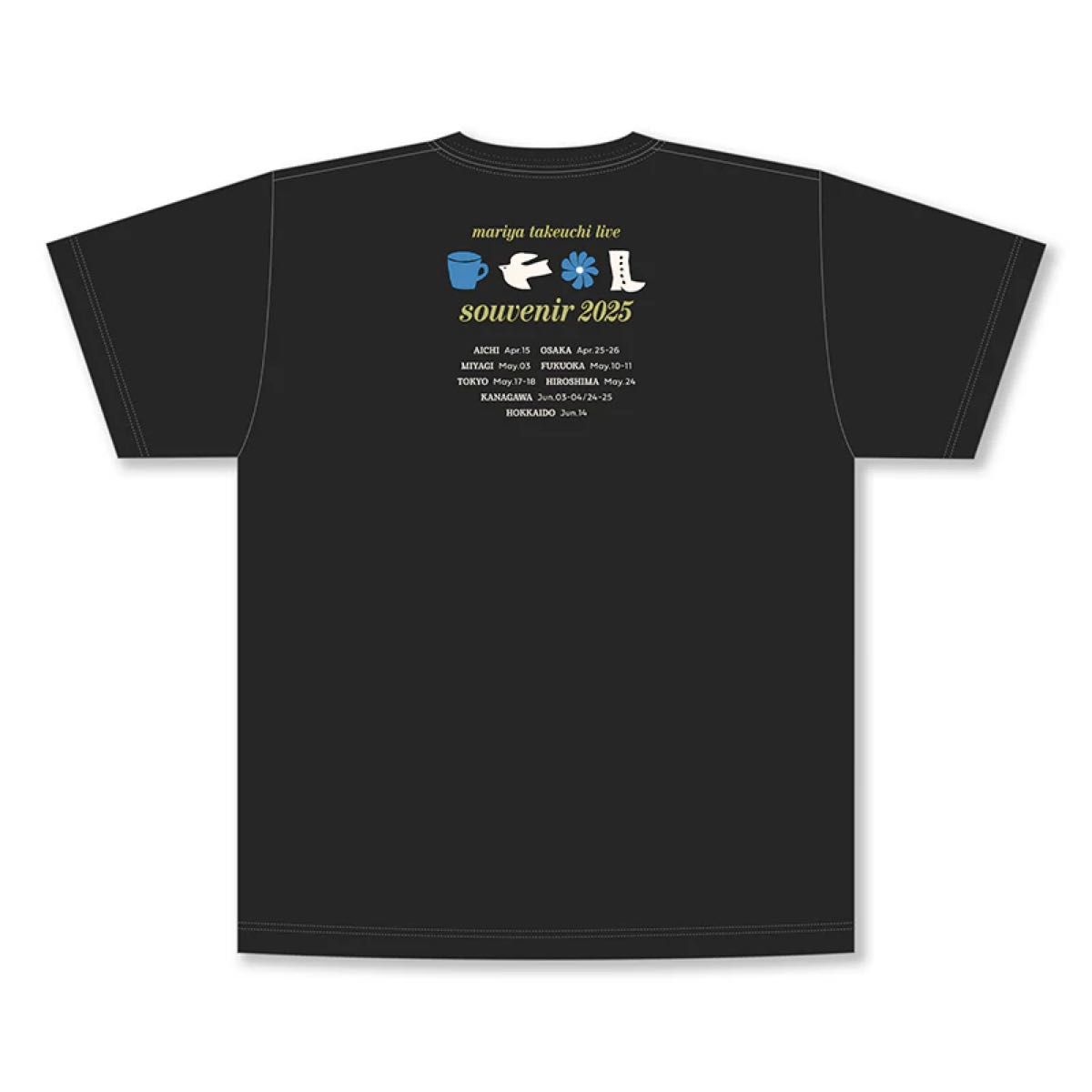新品、 竹内まりや souvenir 2025 Tシャツ B グレー Lサイズ 新品 未開封 竹内まりや オフィシャルツアーグッズ souvenir