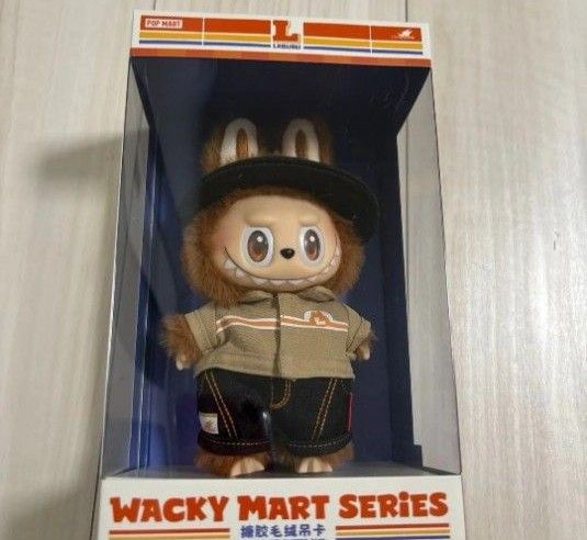 LABUBU ラブブ WackyMart ぬいぐるみペンダント ストレージバッグ POPMART WACKY MART 店員ラブブ Labubu ぬいぐるみペンダント