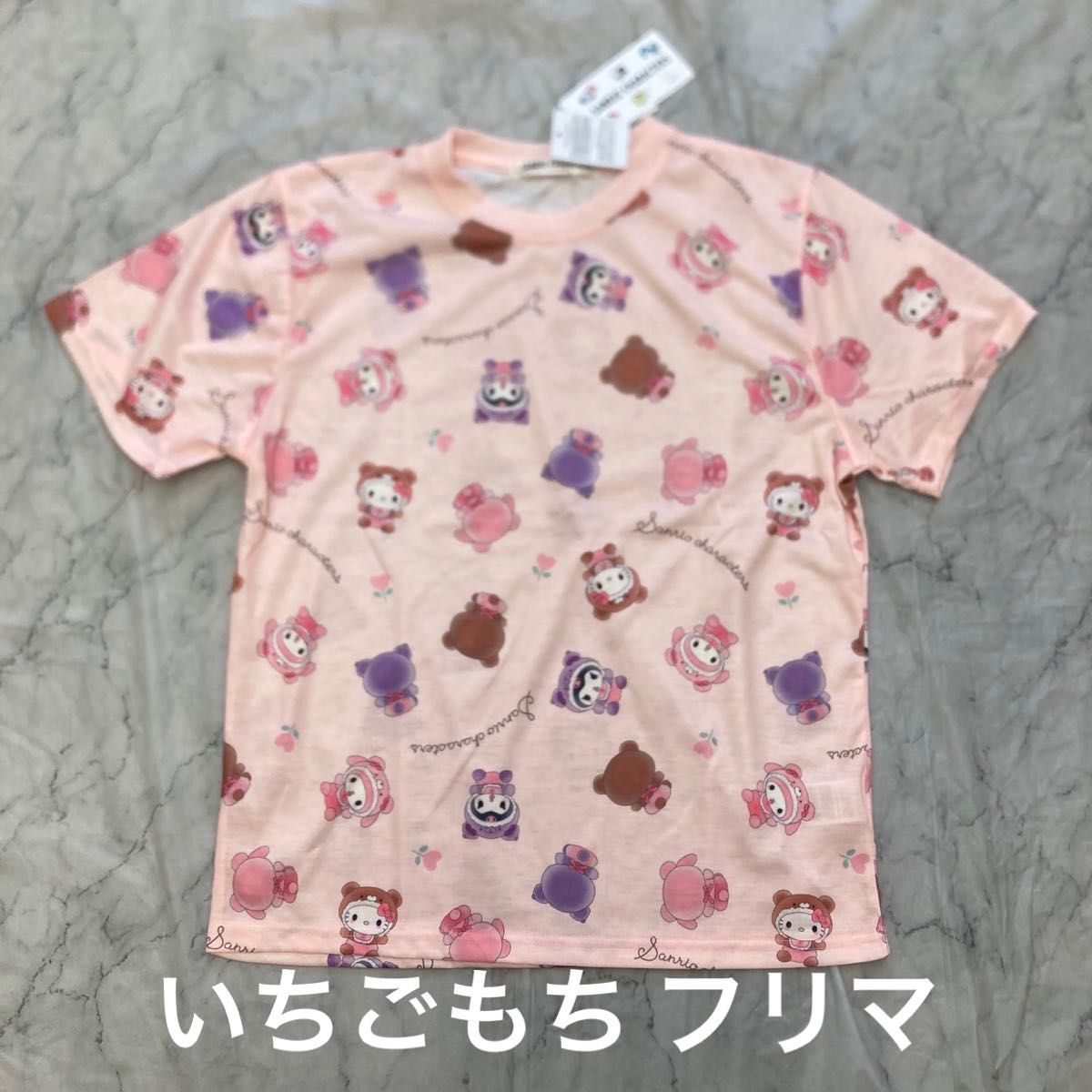 ミャクミャク サンリオ キティ マイメロ クロミ シナモン Tシャツ Mサイズ ミャクミャク サンリオ キティ マイメロ クロミ シナモン T