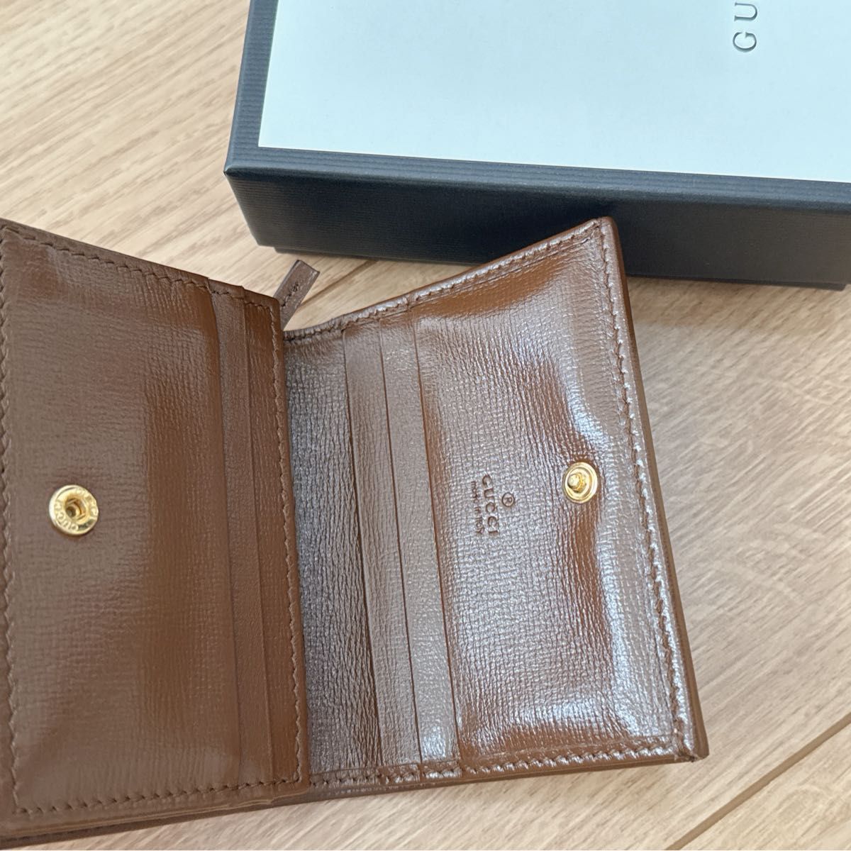 【関税込/国内発】GUCCI■ホースビット1955 二つ折りウォレット 美品」GUCCI グッチ ホースビット 1955 カードケース ウォレット