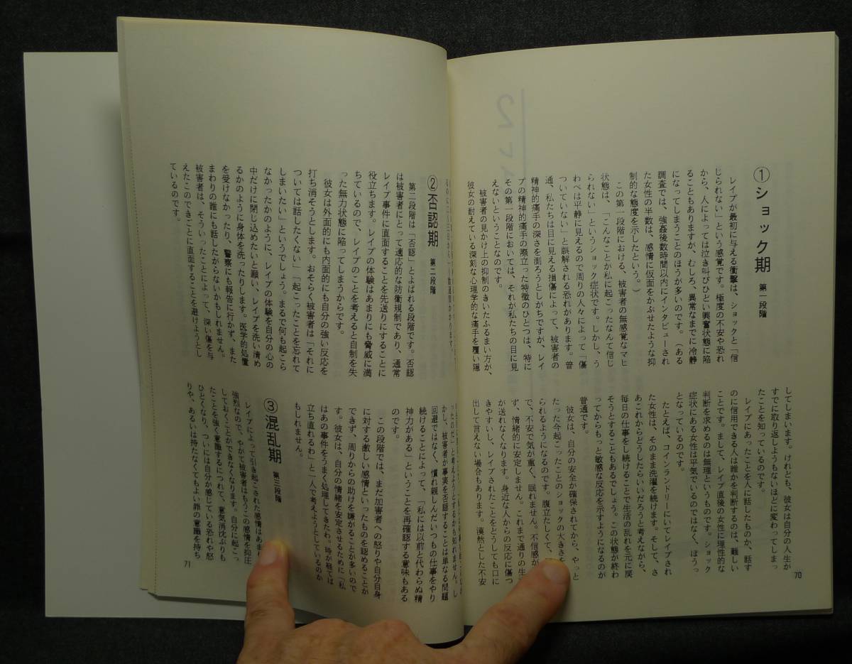 【超希少,美品】古本　泣き寝入りしない女のためのハンドブック　著：法律・カウンセリング・プロジェクトチーム　性暴力を許さない女の会