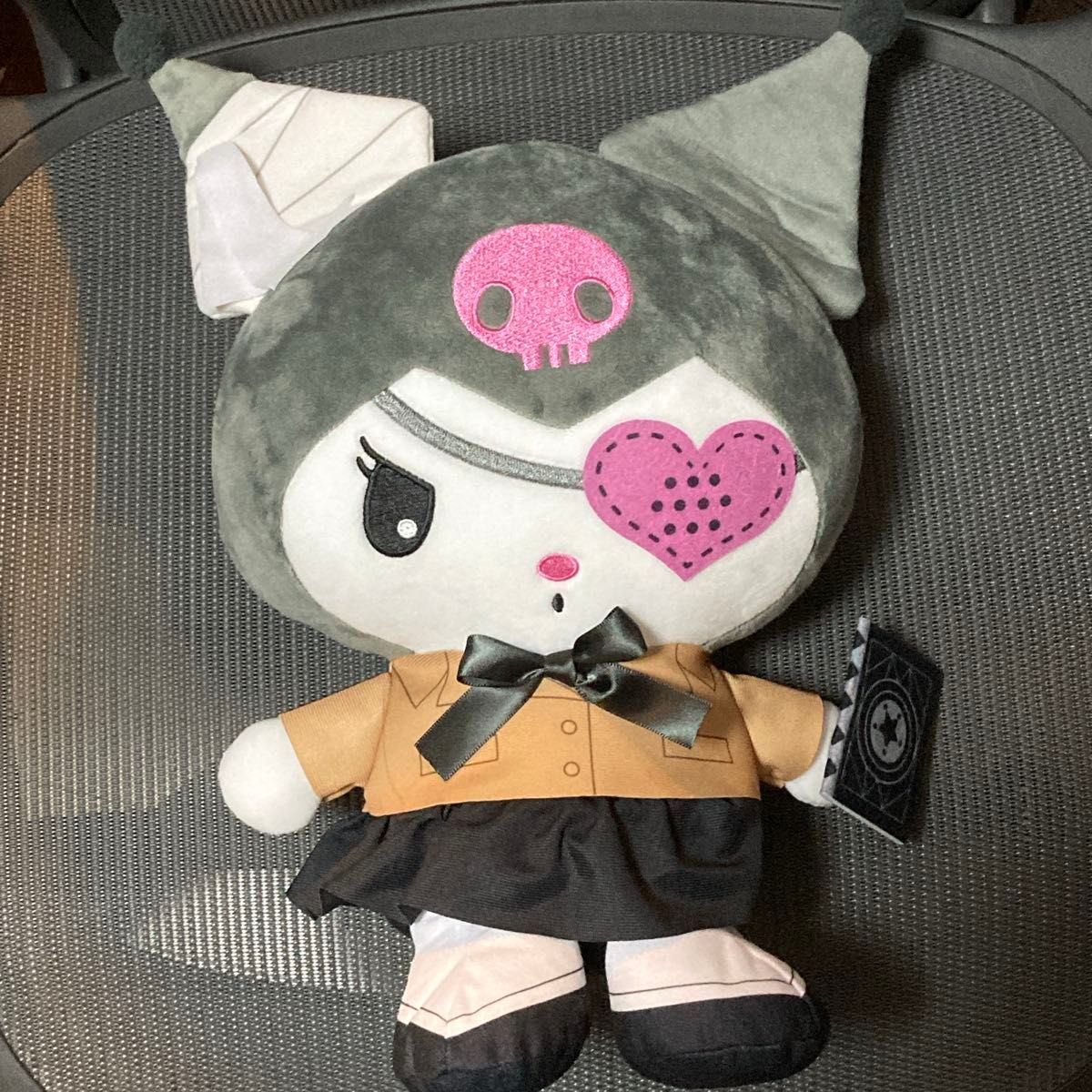 クロミ くたくた癒やしドール ぬいぐるみ だーくねす すくーるドール BIG ぬいぐるみクロミ|Yahoo!フリマ
