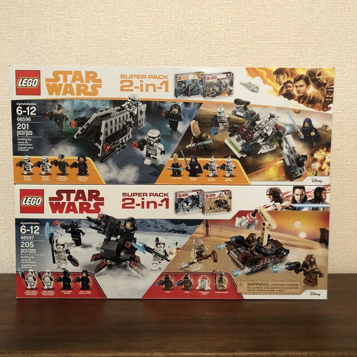 LEGO レゴ 66596 66597 スターウォーズ バトルパック SUPER PACK 2-in-1 新品未開封 日本未発売_画像1