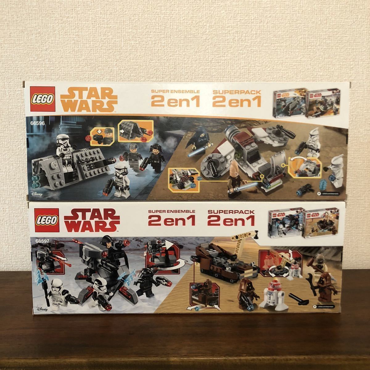 LEGO レゴ 66596 66597 スターウォーズ バトルパック SUPER PACK 2-in-1 新品未開封 日本未発売_画像2