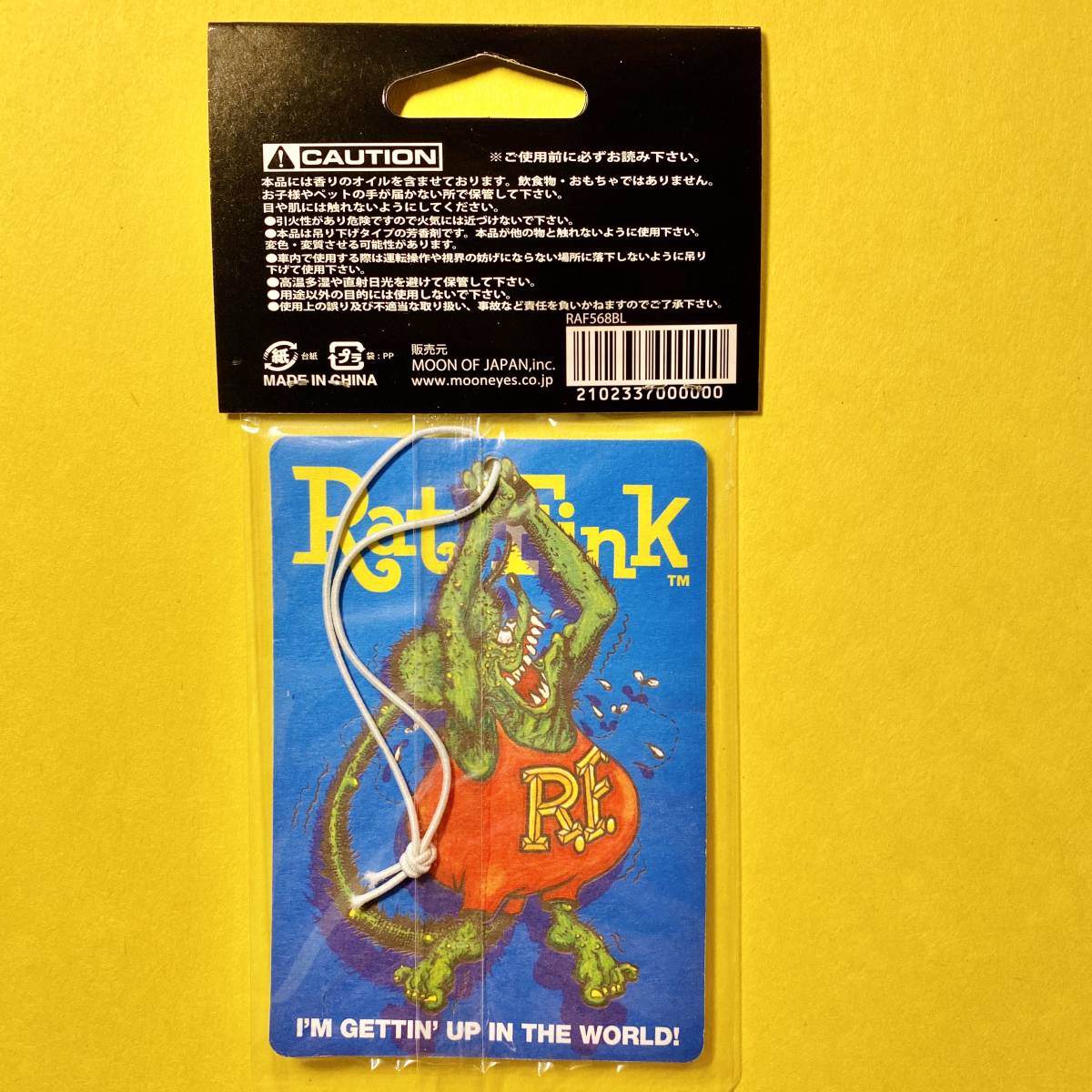 Rat Fink ラットフィンク エアーフレッシュナー ブリーズ Air Freshener エアフレッシュナー 芳香剤 アメキャラ 雑貨 キャラクター_画像2