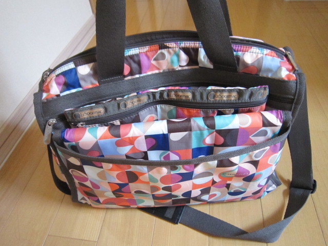  Le Sportsac * mother's bag & diapers change seat & diapers pouch 3 point set beautiful goods! travel outing convenience 