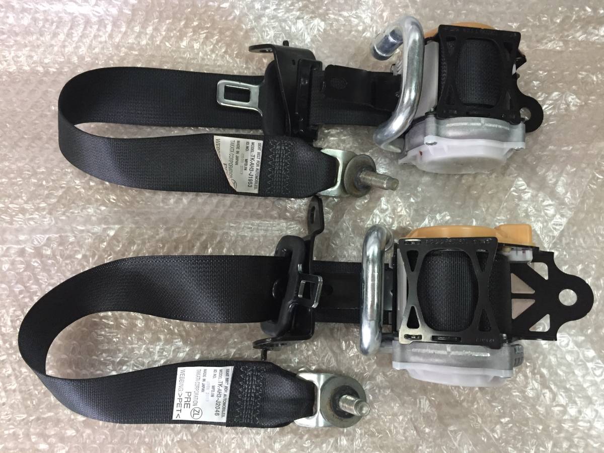 ヤフオク ホンダ S660 シートベルト 運転席 助手席 左右