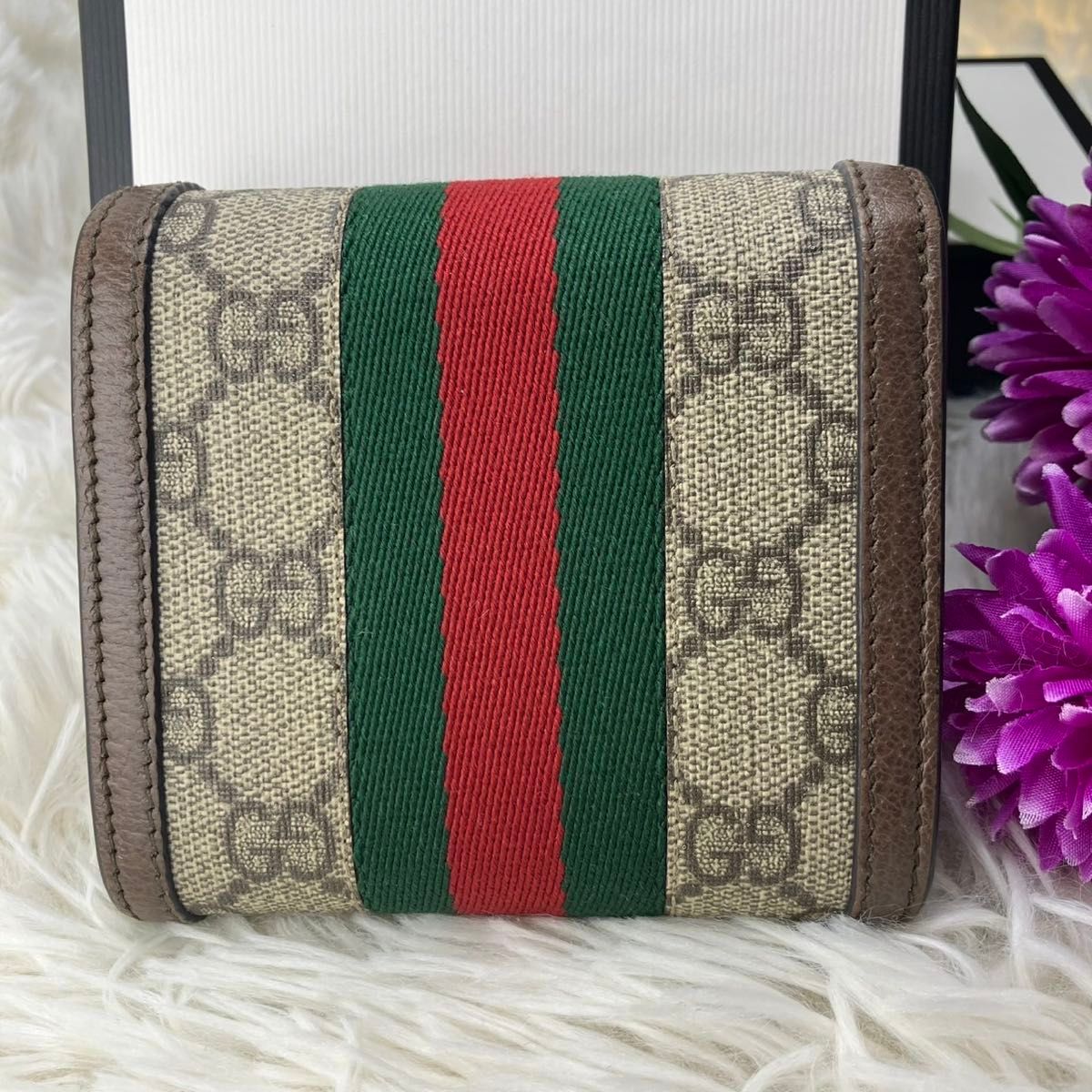 グッチ キーホルダー キーリング オフィディア マーモント シェリーライン GUCCI グッチ キーリング オフィディア GGマーモント シェリー