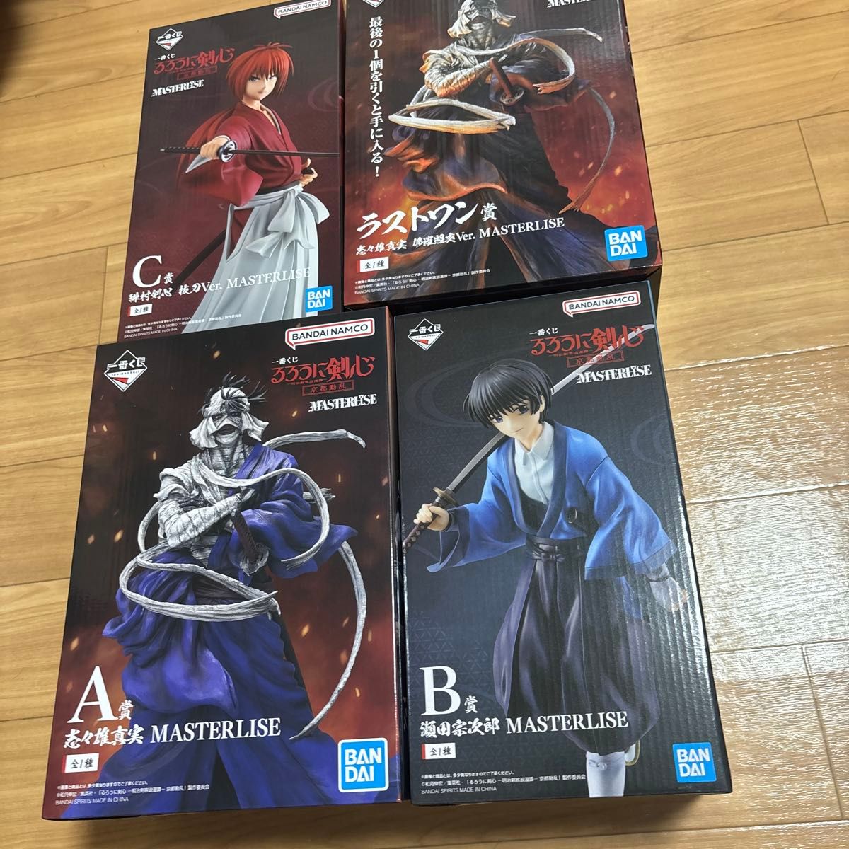 MASTERLISE 薫田宗次郎 & 緋村剣心 フィギュアセット るろうに剣心 MASTERLISE フィギュア 4体セット|Yahoo!フリマ