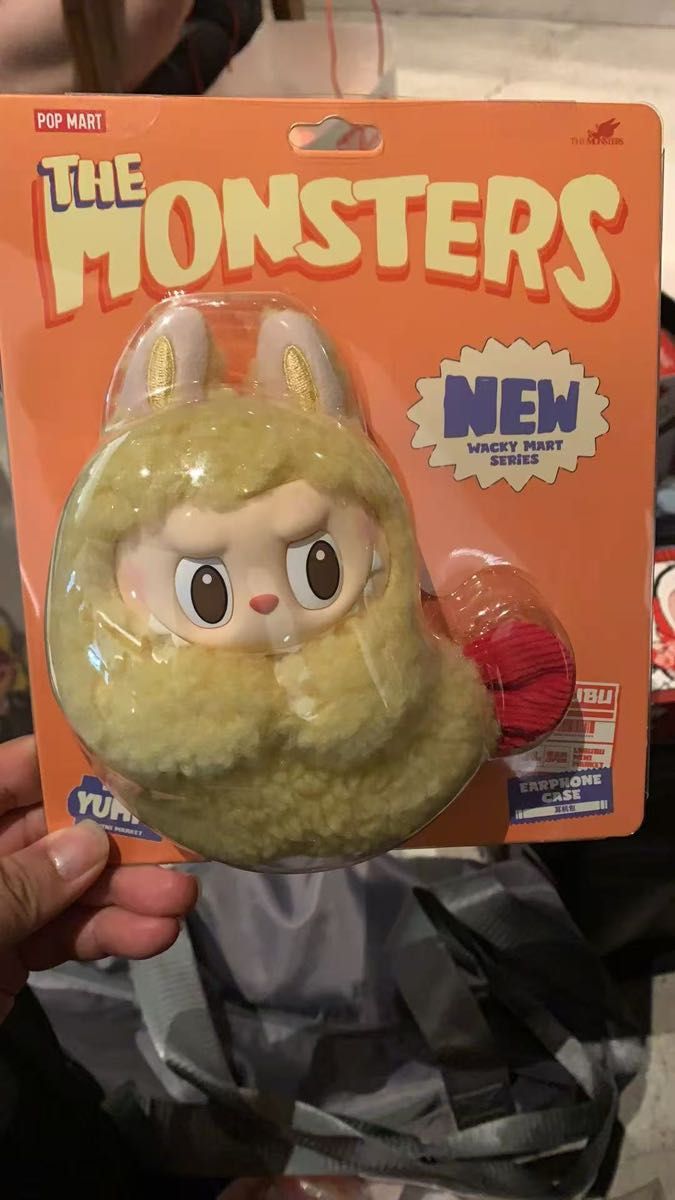 新品未開封☆THE MONSTERS☆WACKY MART☆イヤホンケース THE MONSTERS WACKY MART イヤホンケース イエロー 新品未開封