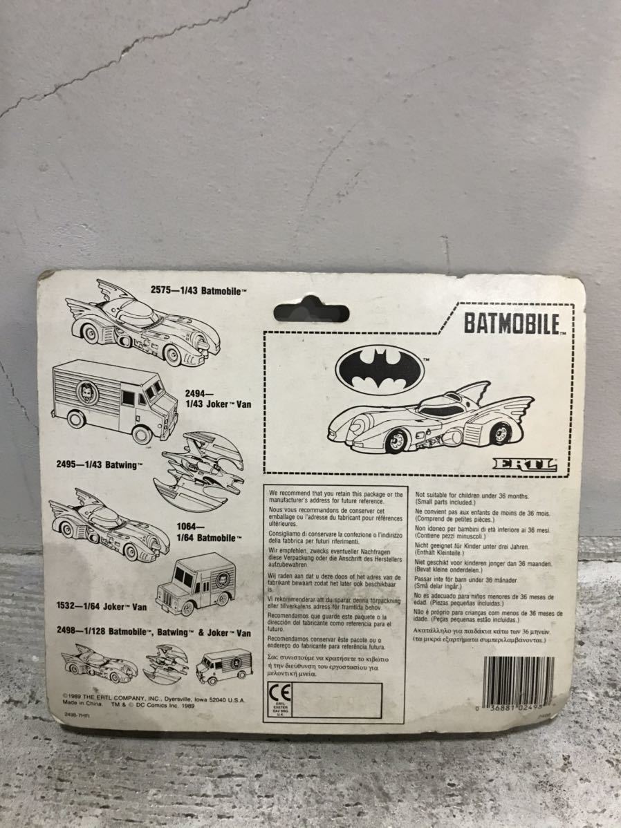 バットマン BATMAN ERTL batmobile ビヨンド 1989 joker van ジョーカー batwing バットモービル_画像10