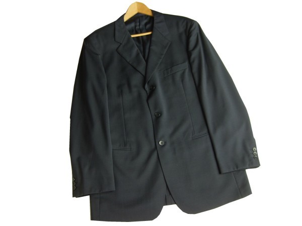 感謝の声続々! 美品*CERRUTI 1881 チェルッティ*濃グレー系*メンズ*3釦*ウール100%*テーラードシングルジャケット*52*XL相当*春秋冬 XLサイズ以上 感謝の声続々! 美品*CERRUTI 1881 チェルッティ*濃グレー系*メンズ*3釦*ウール100%*テーラードシングルジャケット*52*XL相当*春秋冬 XLサイズ以上