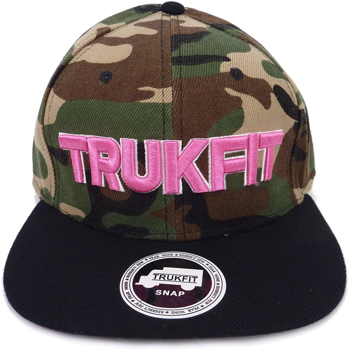 Trukfit トラックフィット ブランドロゴ スナップバックキャップ フリーサイズ （カモフラ）[並行輸入品]