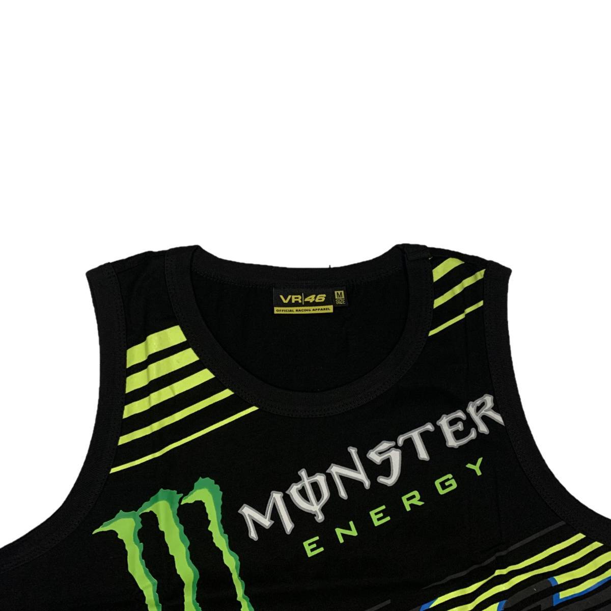 VR46 MONSTER ENERGY モンスターロゴタンクトップ(ブラック)(M VR46 MONSTER ENERGY モンスターロゴタンクトップ(ブラック)(M