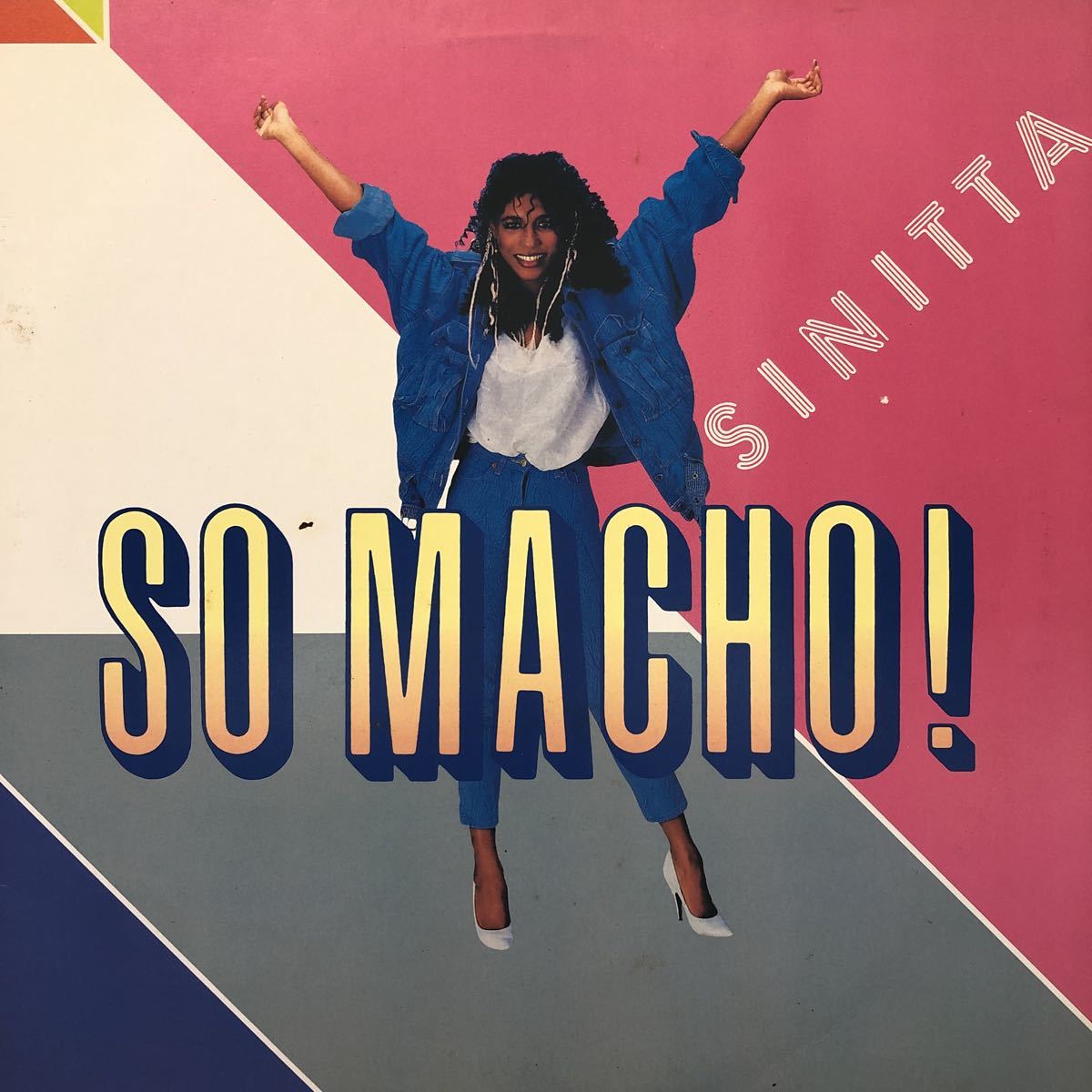 SINITTA シニータ ソー・マッチョ 12インチ レコード 5点以上落札で送料無料Y_画像1