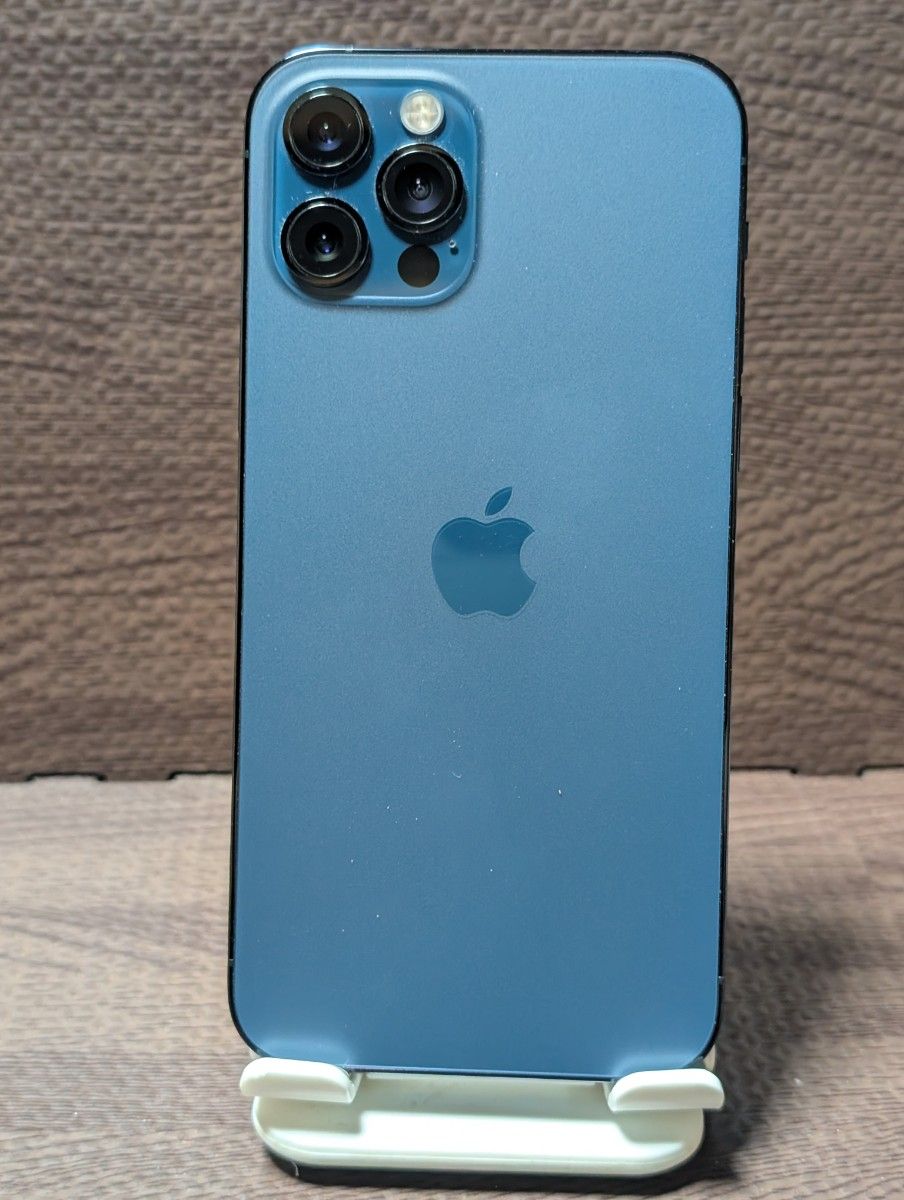 iphone 12 PRO 128GB SIMフリー ブルー バッテリー93% 極美品 アップルストア版 SIMフリー iPhone 12 pro 128GB ブルー