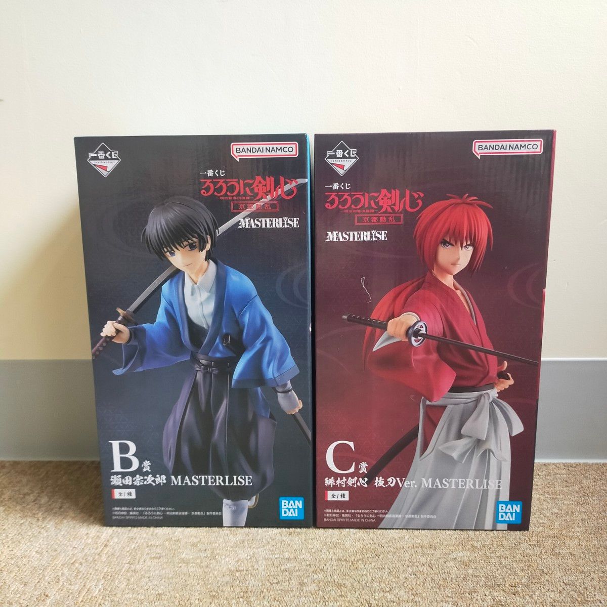 一番くじるろうに剣心 フィギュアセット C・B 一番くじ るろうに剣心 明治剣客浪漫譚 京都動乱 B賞 C賞