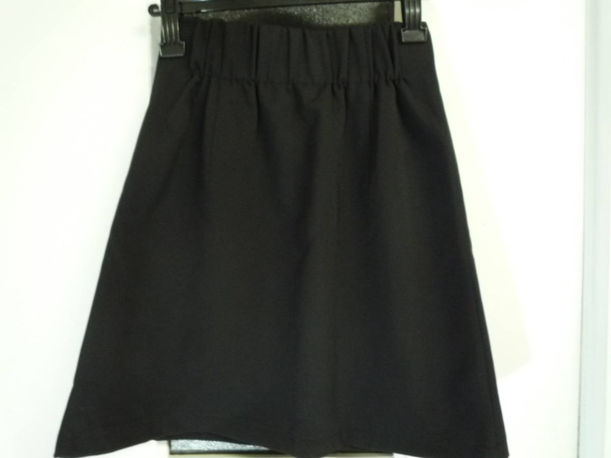 a-39 新品?。聐eＢyeバイバイ　ジップミニスカート　黒?。?900＋稅　ゆうパケット￥360
