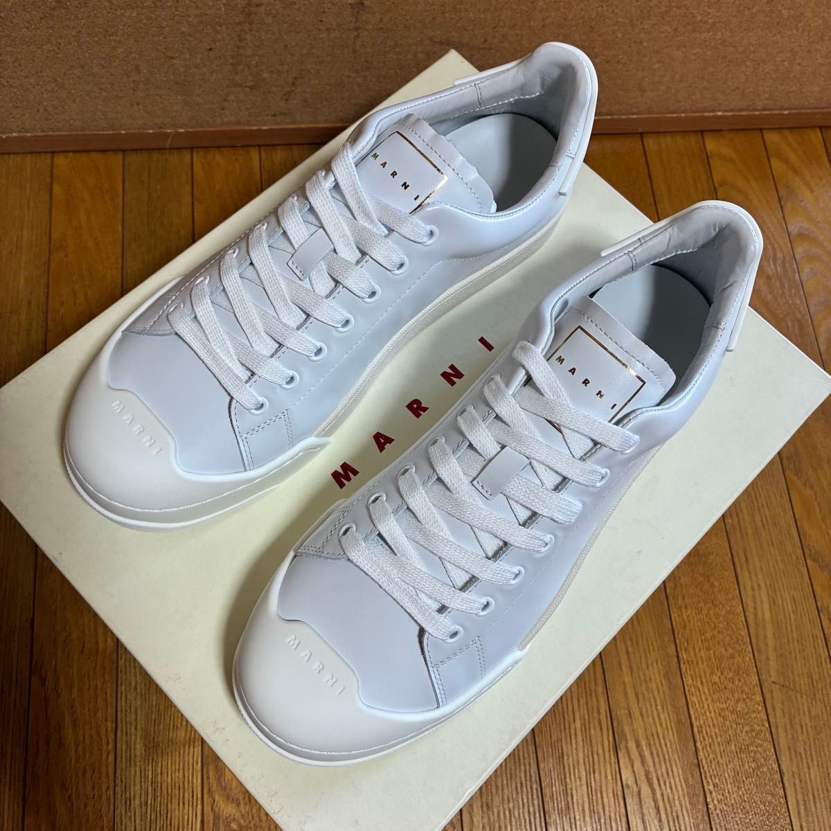 直営店☆MARNI☆ DADA BUMPER レースアップ レザー スニーカー MARNI マルニ DADA BUMPER ダダ バンパー レザー スニーカー