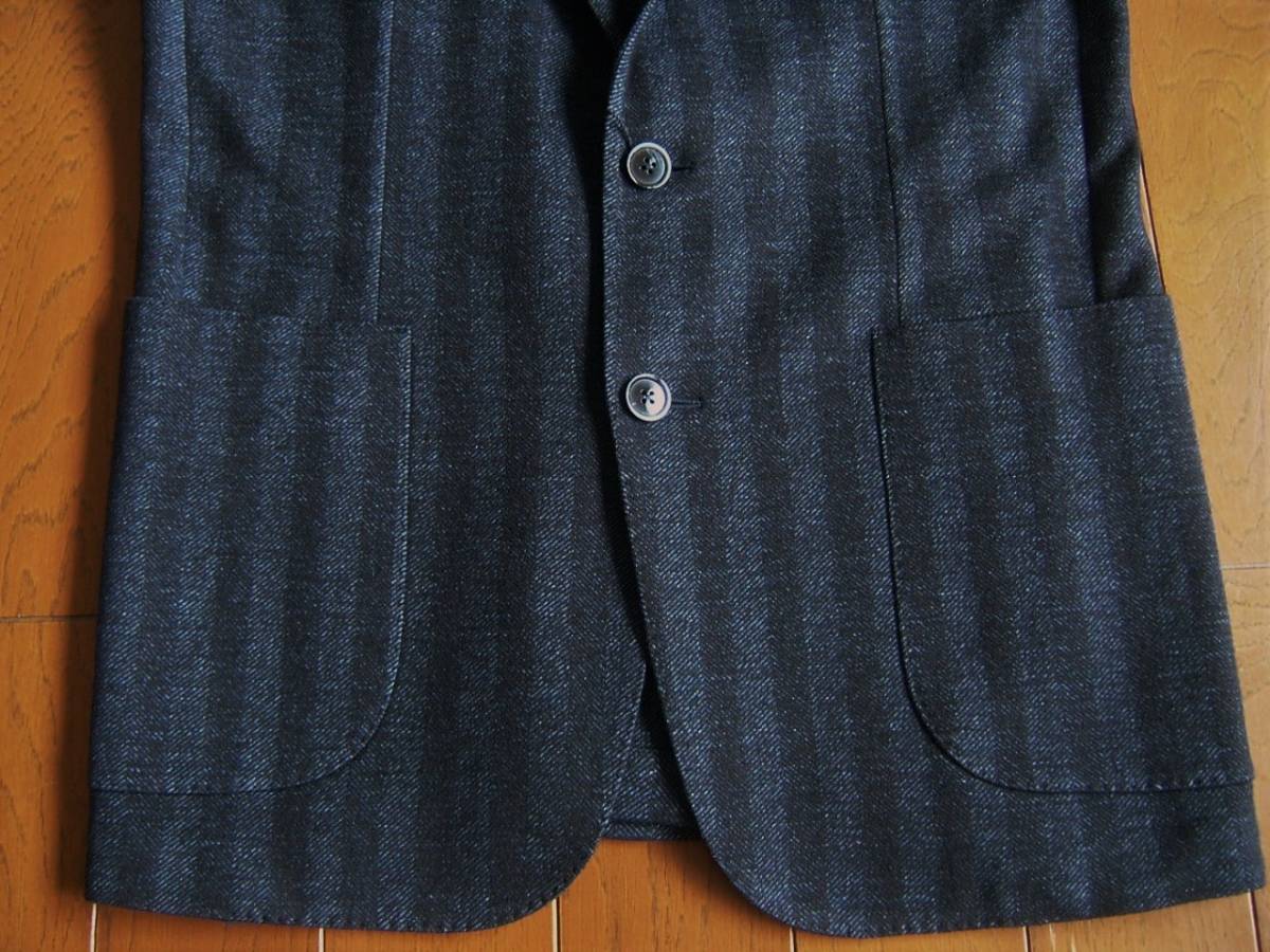 ブルックスブラザーズ BROOKS BROTHERS 1818 REGENT イタリア製 ウールジャケット テーラードジャケット dondi jersey 段返り3つ釦 毛綿混_画像4