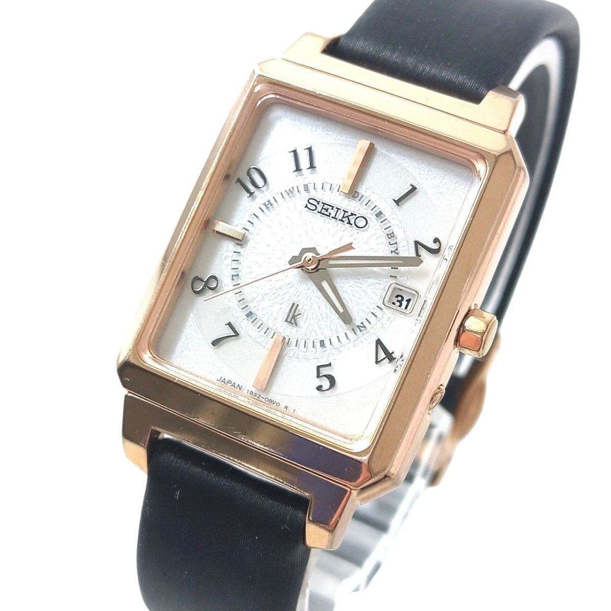 【稼動】セイコー ルキア 電波ソーラー スクエア レディース 腕時計 743 稼働・希少】SEIKO セイコー ルキア 電波ソーラー スクエア