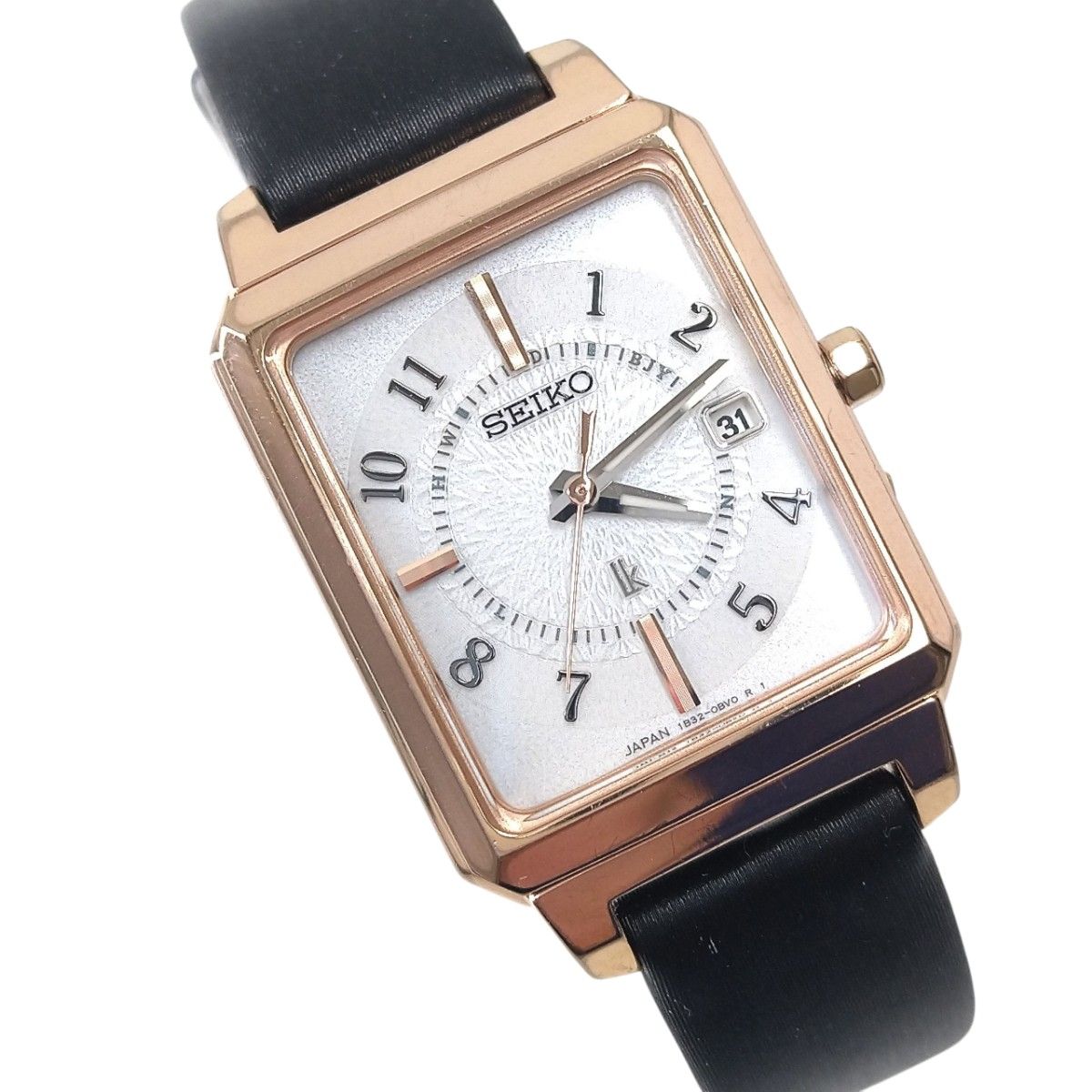稼働品☆ SEIKOセイコー ルキア lk スクエア 電波ソーラー腕時計 稼働・希少】SEIKO セイコー ルキア 電波ソーラー スクエア