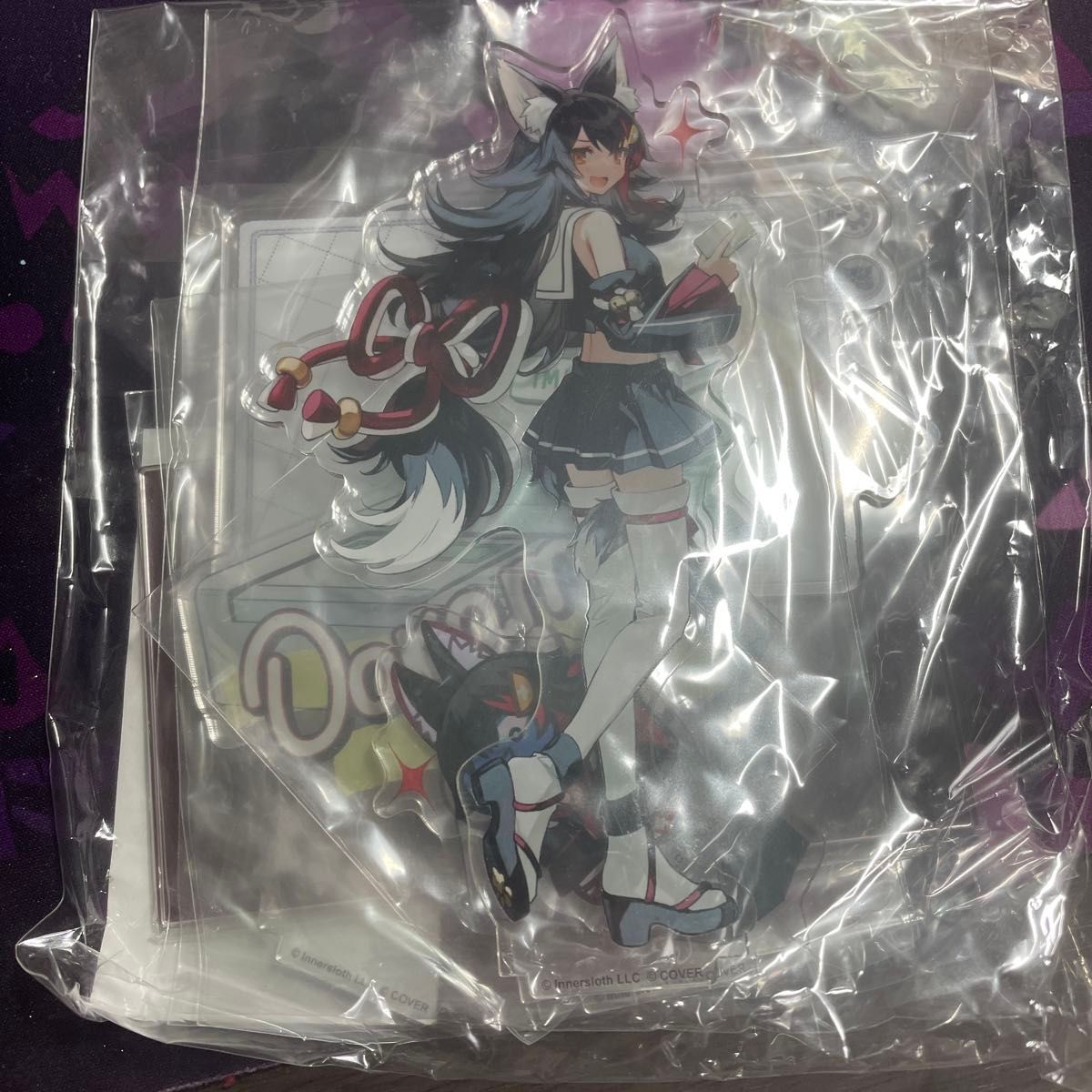 ホロライブ 大神ミオ アモアス amongus コラボ アクリルスタンド 未開封】大神ミオ ホロライブ Among Us アクリルジオラマ
